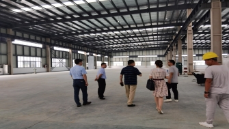 高新區(qū)管委會劉亞東主任調(diào)研我司承建的通晟汽車、全智機械項目